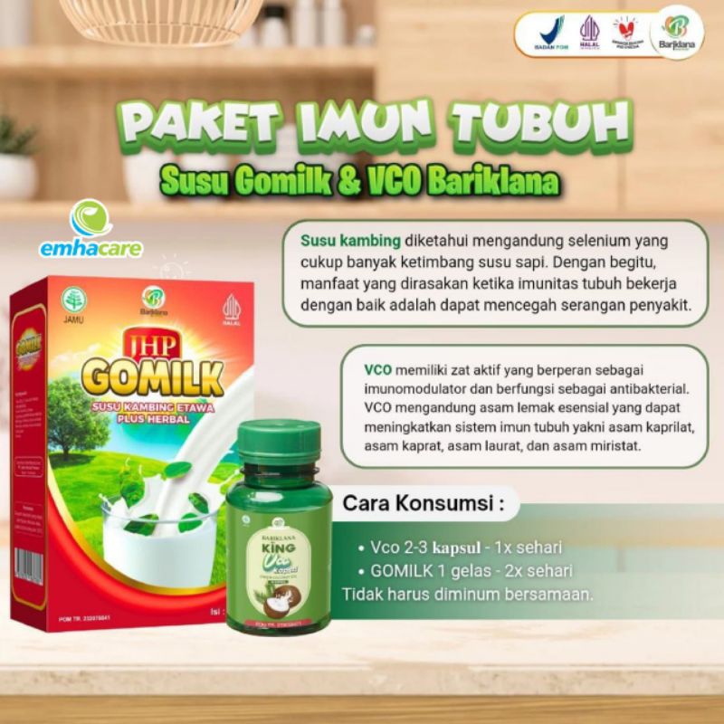 

Susu Kambing Etawa Gomilk Bariklana