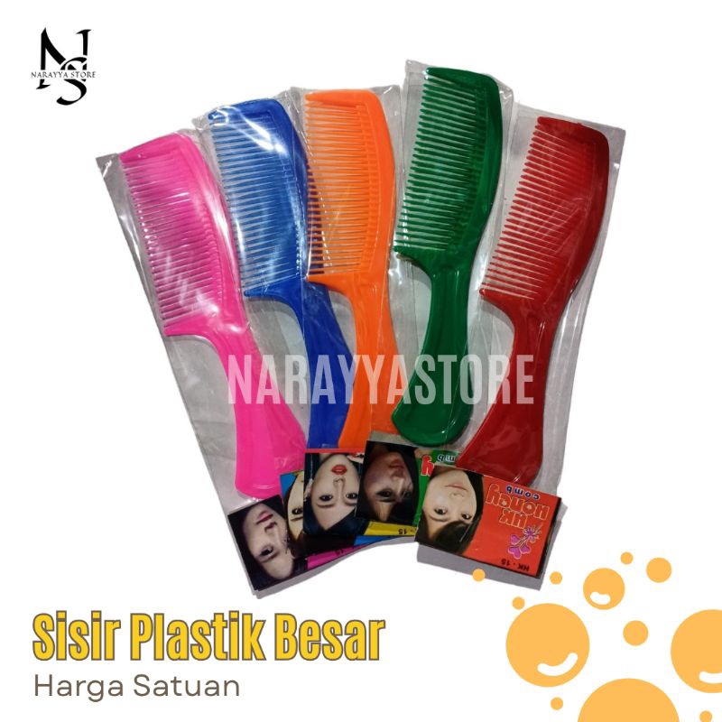 [Narayya] Aneka Sisir Besar | Sisir Plastik Jumbo | Souvenir Pernikahan Sisir | Souvenir Sisir Murah