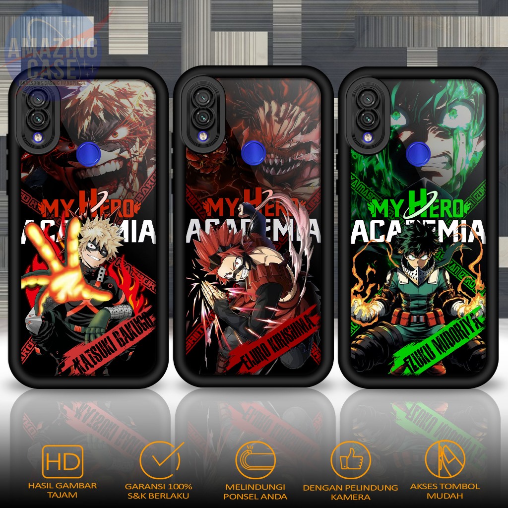 Softcase Glass kaca For REDMI NOTE 7 NOTE 7 PRO ACDMIA Casing Handphone Case Hp Procamera