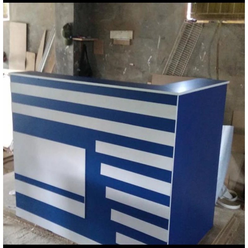 meja kasir resepsionis letter L NF2