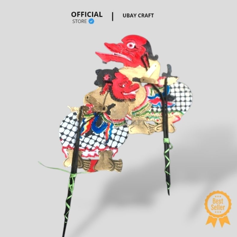 WAYANG KULIT WAYANG MAINAN SATU PAKET TOGOG BILUNG TINGGI -+100CM