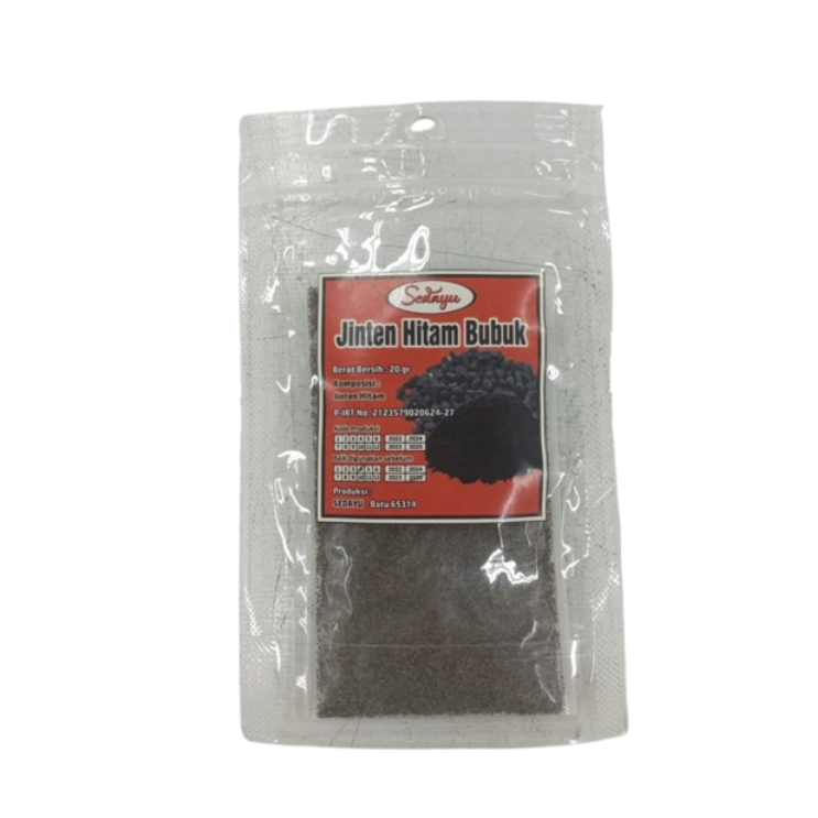 

SEDAYU JINTEN HITAM BUBUK 20 GR 2405070036