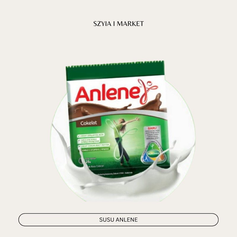 

SUSU ANLENE SACHET 1 RENCENG (10SACHET) VANILA - COKLAT