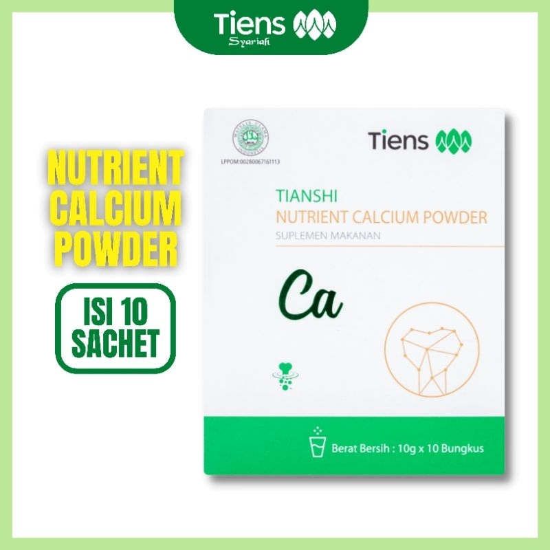 TIENS NUTRIENT CALCIUM POWDER 1 BOX ISI 10 SACHET / KALSIUM PENINGGI BADAN TIENS / SUSU PENINGGI BAD