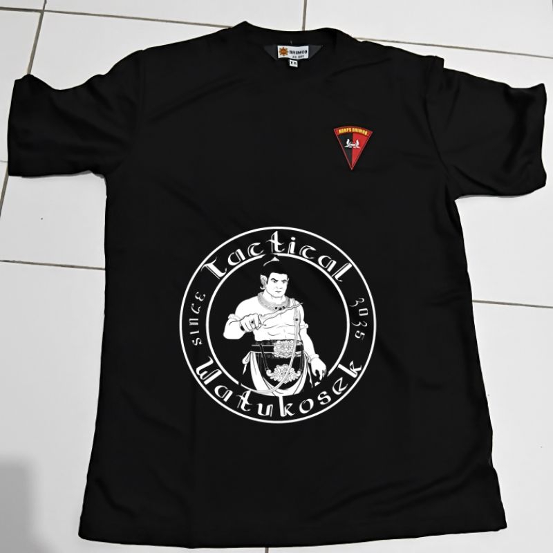 Ukuran Jumbo Kaos Bahan Jersey Brimob untuk Indonesia asli Jatah
