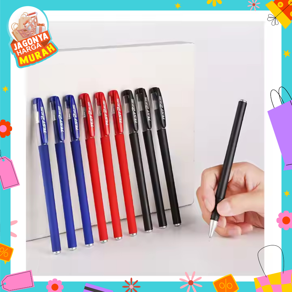 

JHM Pena Gel 0.5MM Model TST 2 Pulpen Warna Warni Ujung Lancip Alat Tulis Sekolah Kantor Bolpoint Tinta Gel Cair ATK Murah