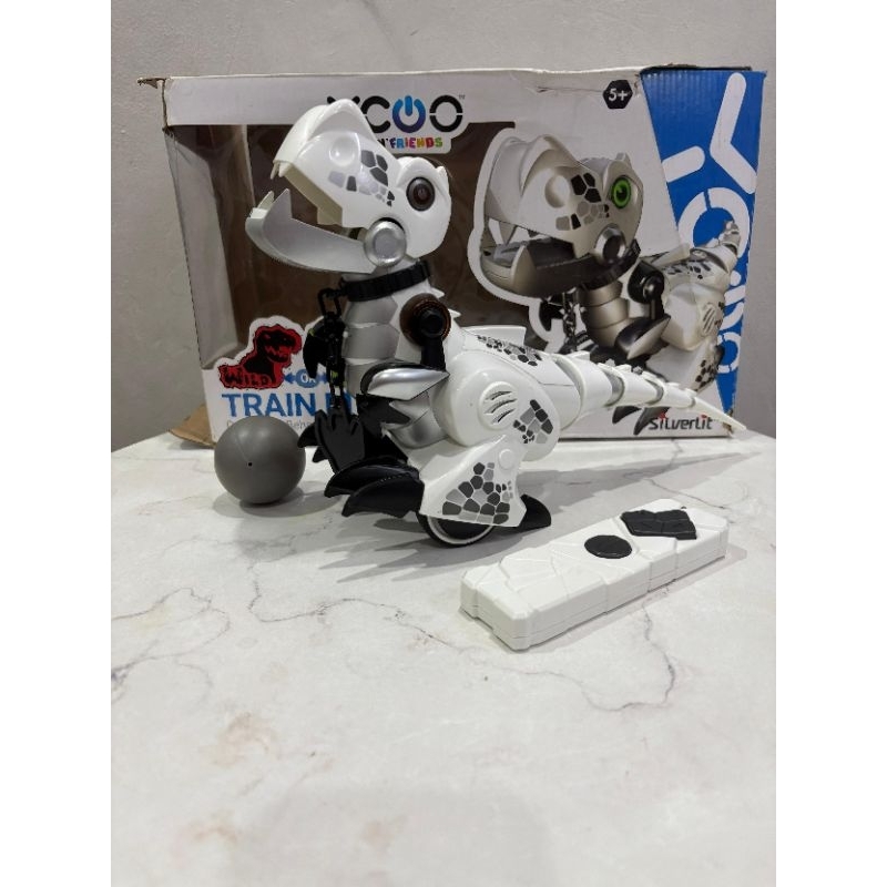 Preloved Ycoo Train My Dino Silverlit