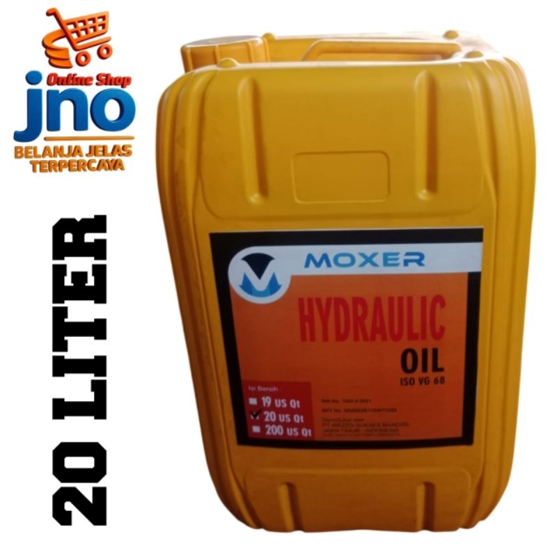 MOXER OLI HIDROLIK / HYDRAULIC UNIRACE HYDRAULIC ISO VG 68 20 LITER