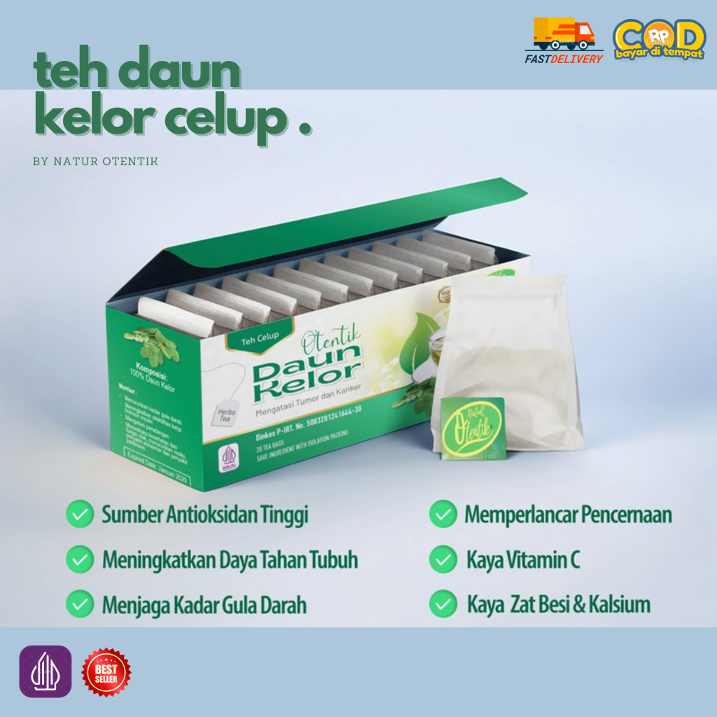 

TEH DAUN KELOR CELUP (Moringa Oleifera) - SUPERFOOD HERBAL TRADISIONAL!