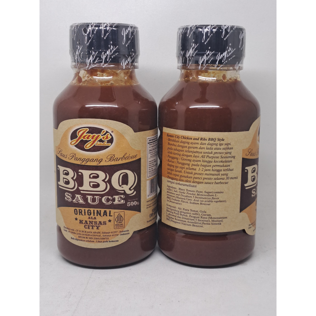 

Jay's Kitchen Barbeque Souce Original 500Gr - Saos Barbeque