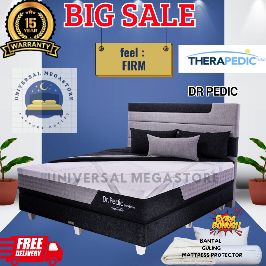 THERAPEDIC Kasur Springbed NEW DR PEDIC