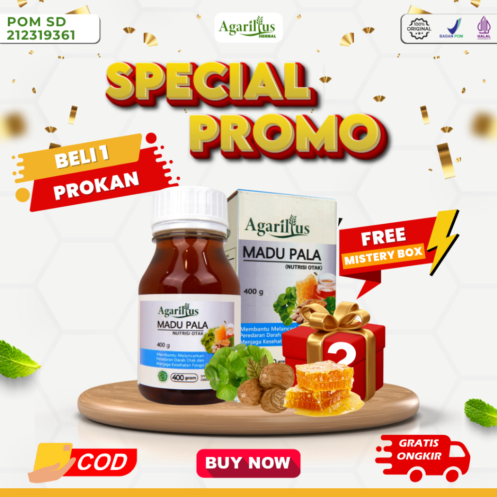 

Agarillus Madu Otak Membantu mencerdaskan Otak dan memberi nutrisi keotak