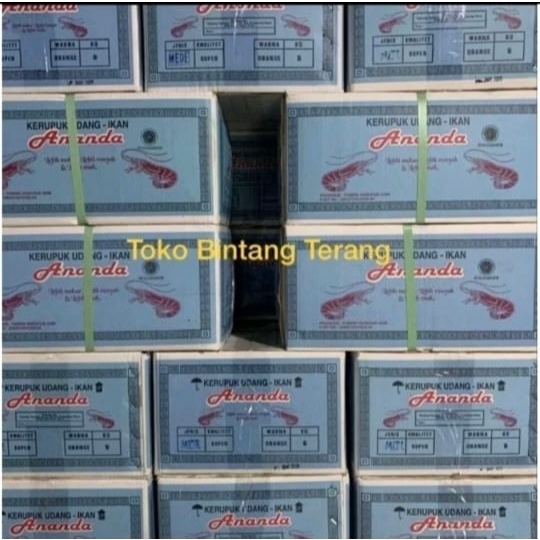 

Kerupuk / Krupuk Udang Mentah Kecil Ananda UDM Mede 1 Dus Karton 5 kg