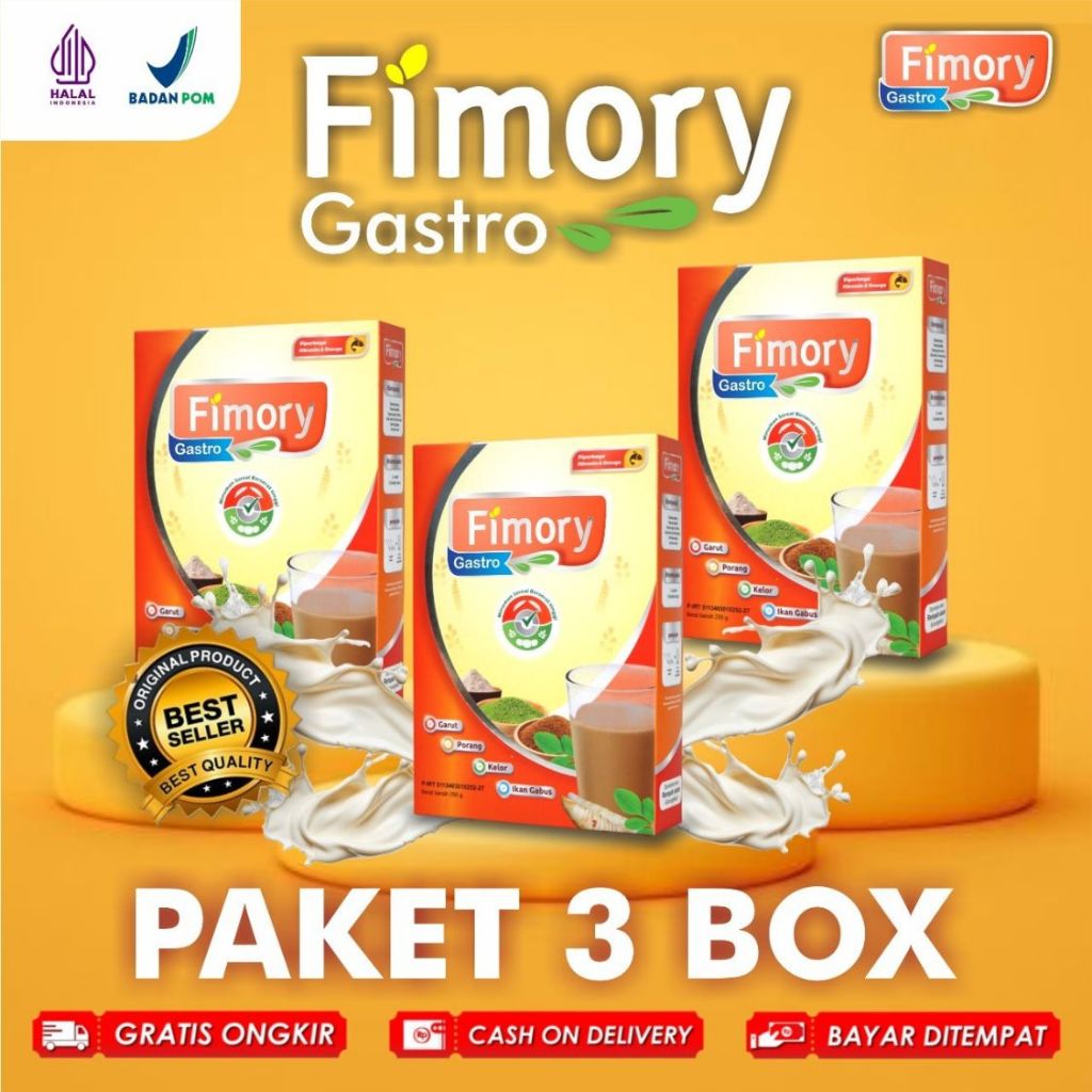 

Fimory Gastro 3 pcs - Minuman Atasi GERD, Asam lambung akut & Maag, dengan bahan Alami - Dijamin Original