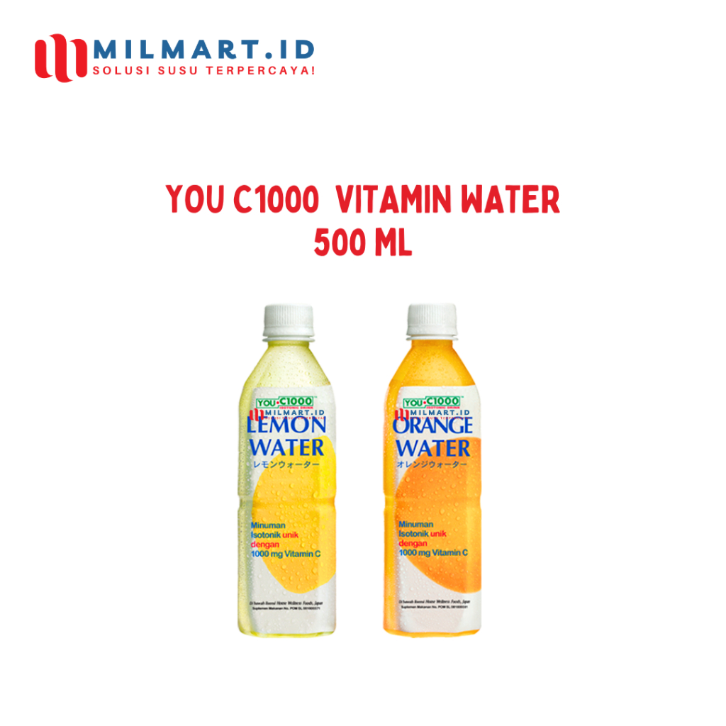 

YOU C1000 MINUMAN VITAMIN WATER 500ML BOTOL ORANGE/LEMON