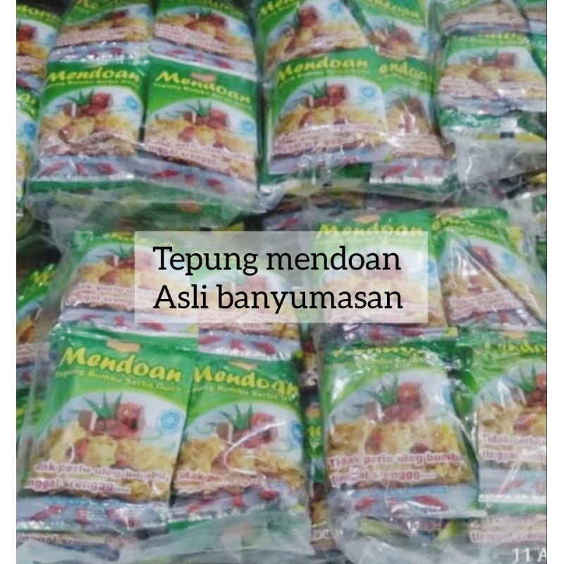 

TEPUNG MENDOAN ASLI ALIDA BANYUMAS PURWOKERTO TEPUNG SERBAGUNA 1pack 12pcs