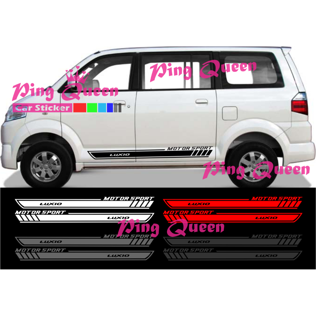 Sticker stiker mobil luxio cutting sticker mobil daihatsu luxio sticker mobil terbaru