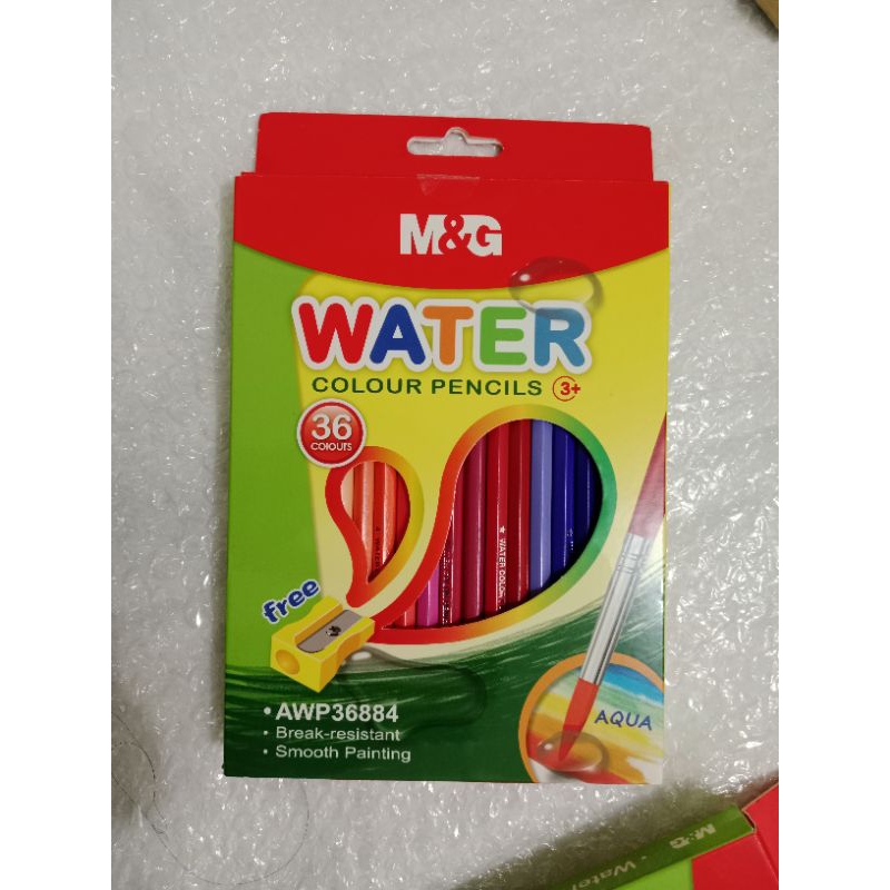 

Water soluble Colour Pencils Pensil Warna 36 warna Bisa diaplikasikan dengan air free rautan