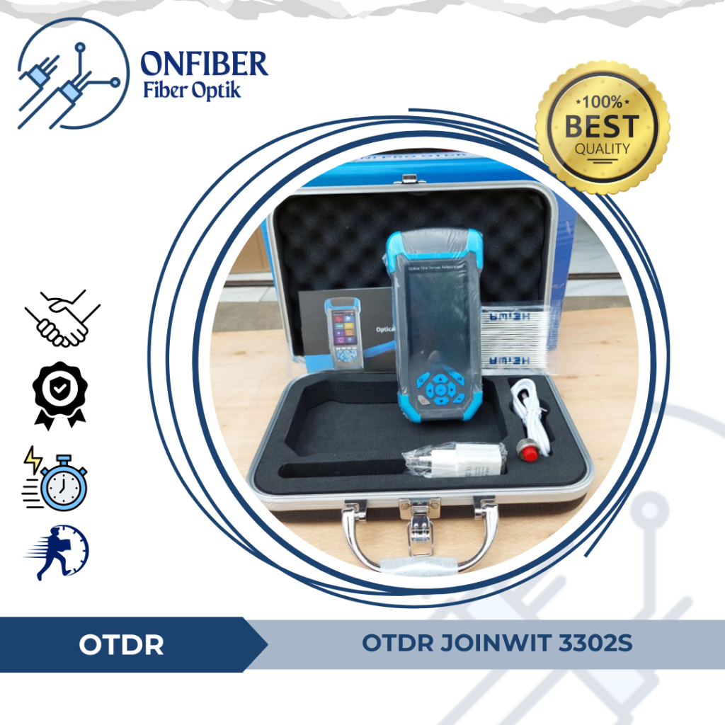 OTDR Joinwit JW3302S 1310/1550nm Up to 120km | Alat Tes Fiber Optik | OTDR Joinwit Original