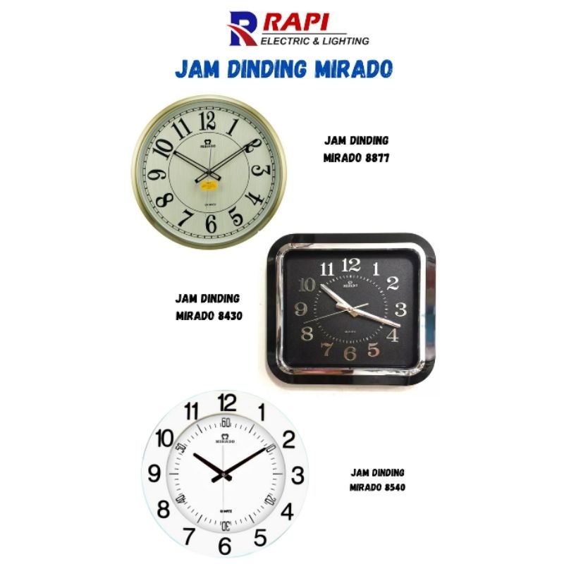 jam dinding mirado