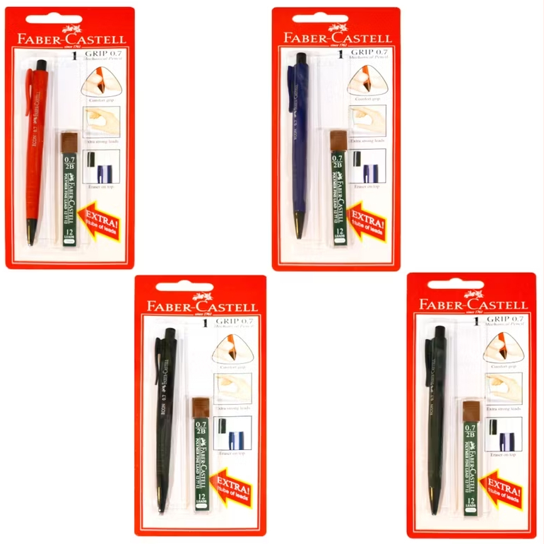 

Faber-Castell Pensil Mekanik Opaque Blister 0.7mm Bonus Refill
