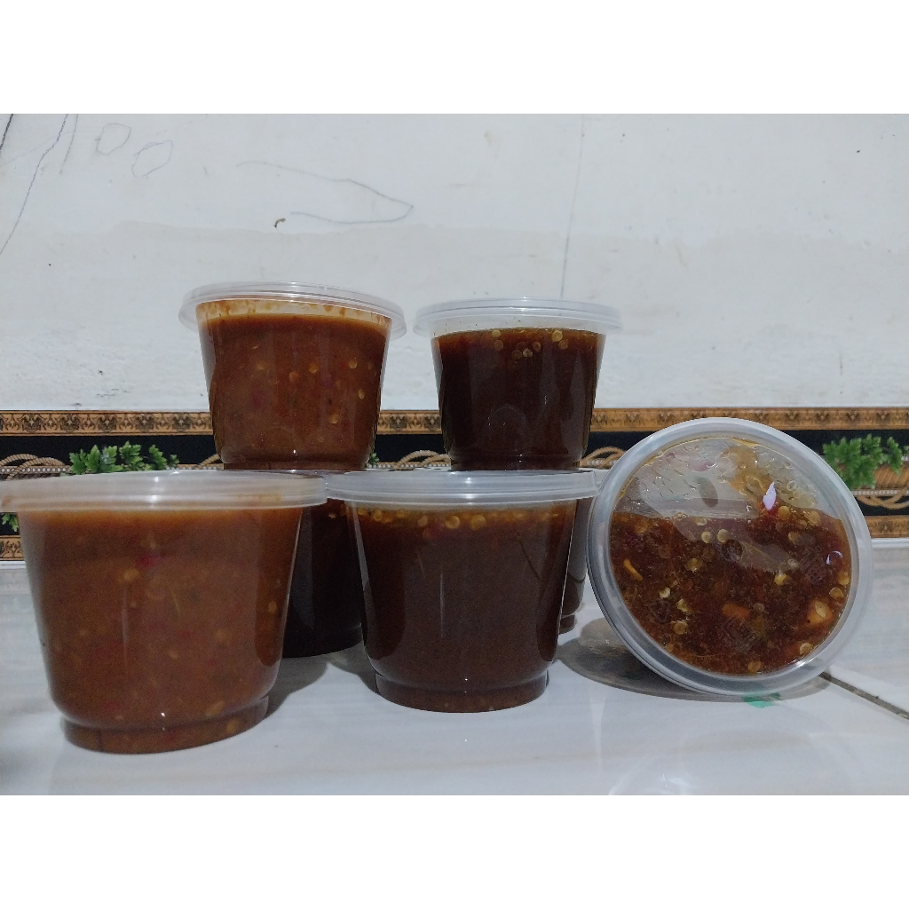 

Sambal bumbu Rujak buah Manis Kental khas pantura Tuban - Paciran