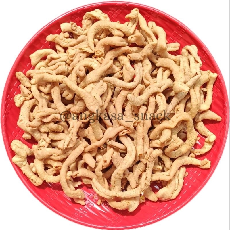 

Kripik Usus Ayam Gurih Crispy 1kg - Angkasa Snack
