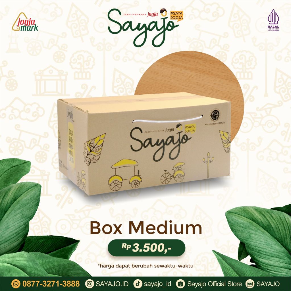 

Sayajo oleh oleh packaging Max isi 3 Additional