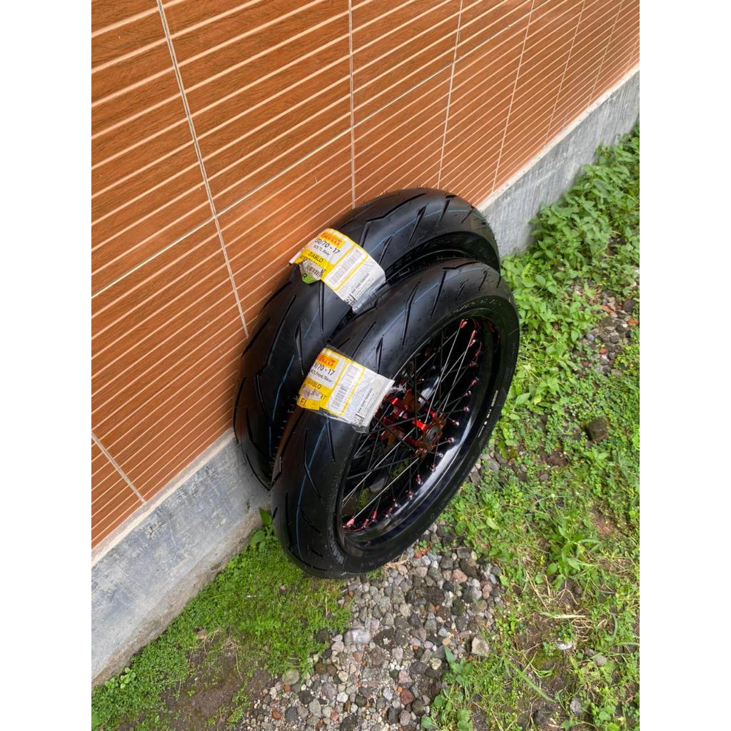 Roda CRF Superrmoto Ban Pirelli Baru Ring 17 Wheelset SUMO CRF Ban FIRELLI