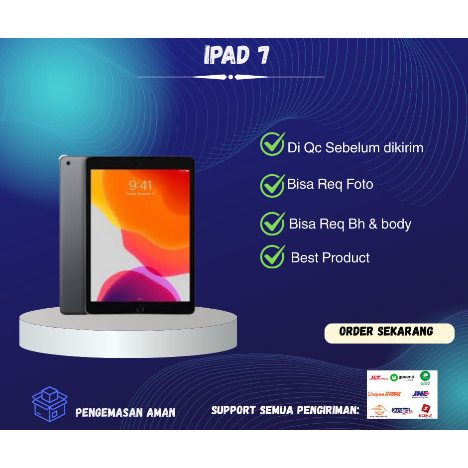 Ipad 7 32GB 128GB Gen 7 Wifi Only Second ORIGINAL