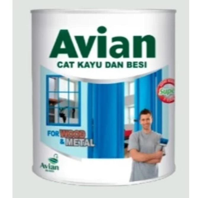 [ 1KG ] CAT MINYAK KAYU BESI AVIAN | CAT GLOSSY KAYU BESI AVIAN