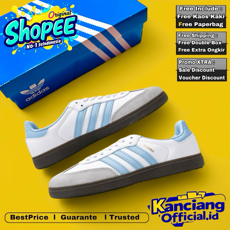 

Sneakers Samba Baby Blue “ Core Hallo Blue “ 100% Bnib.