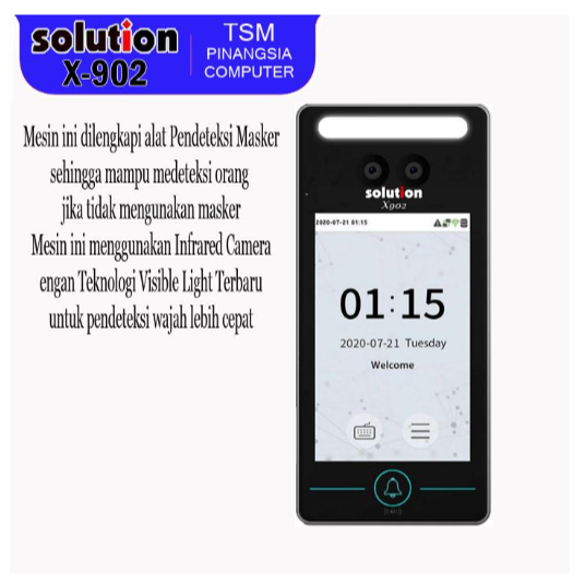 Solution X902 / X 902 Fingerprint - Mesin Absensi