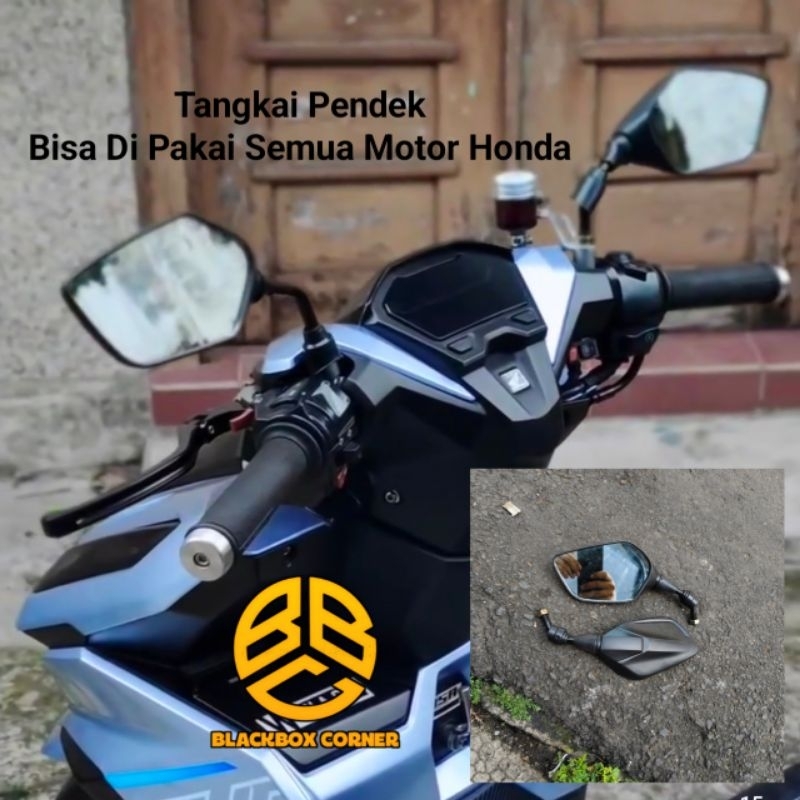 SPION TANGKAI PENDEK HONDA VARIO 125 150 LED NEW SPION UNIVERSAL HONDA TANGKAI PENDEK