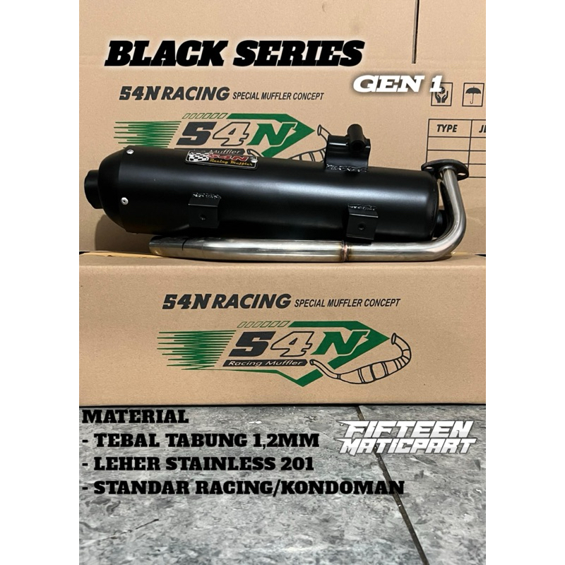 KNALPOT COPY CMS “BAHAN” 54N Vario 125 150