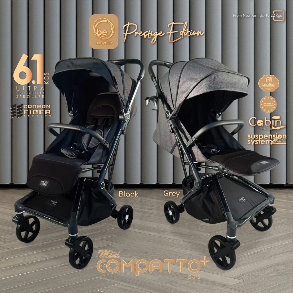Baby elle Mini Compatto + Prestige S712 Cabin Size / Babyelle Stroller Bayi Cabin Size