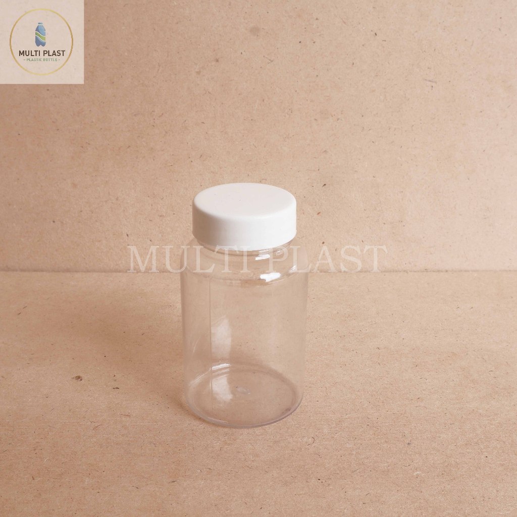Botol Bulat 100 ml/Botol Obat 100ml/Botol Kapsul 100ml