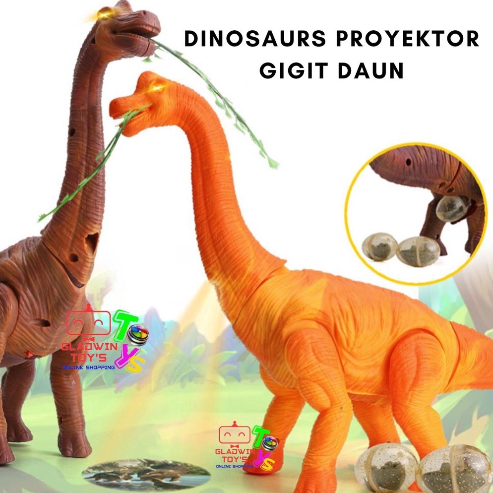 KODE P1Q READY MAINAN DINOSAURUS BERTELURGIGIT DAUN