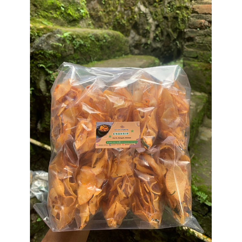 

keripik singkong pedas daun jeruk viralll