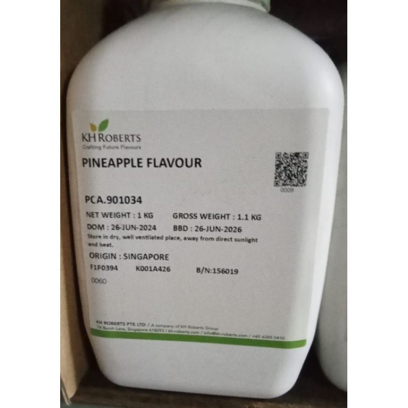 

KH ROBERTS PINEAPPLE FLAVOUR PCA 901034