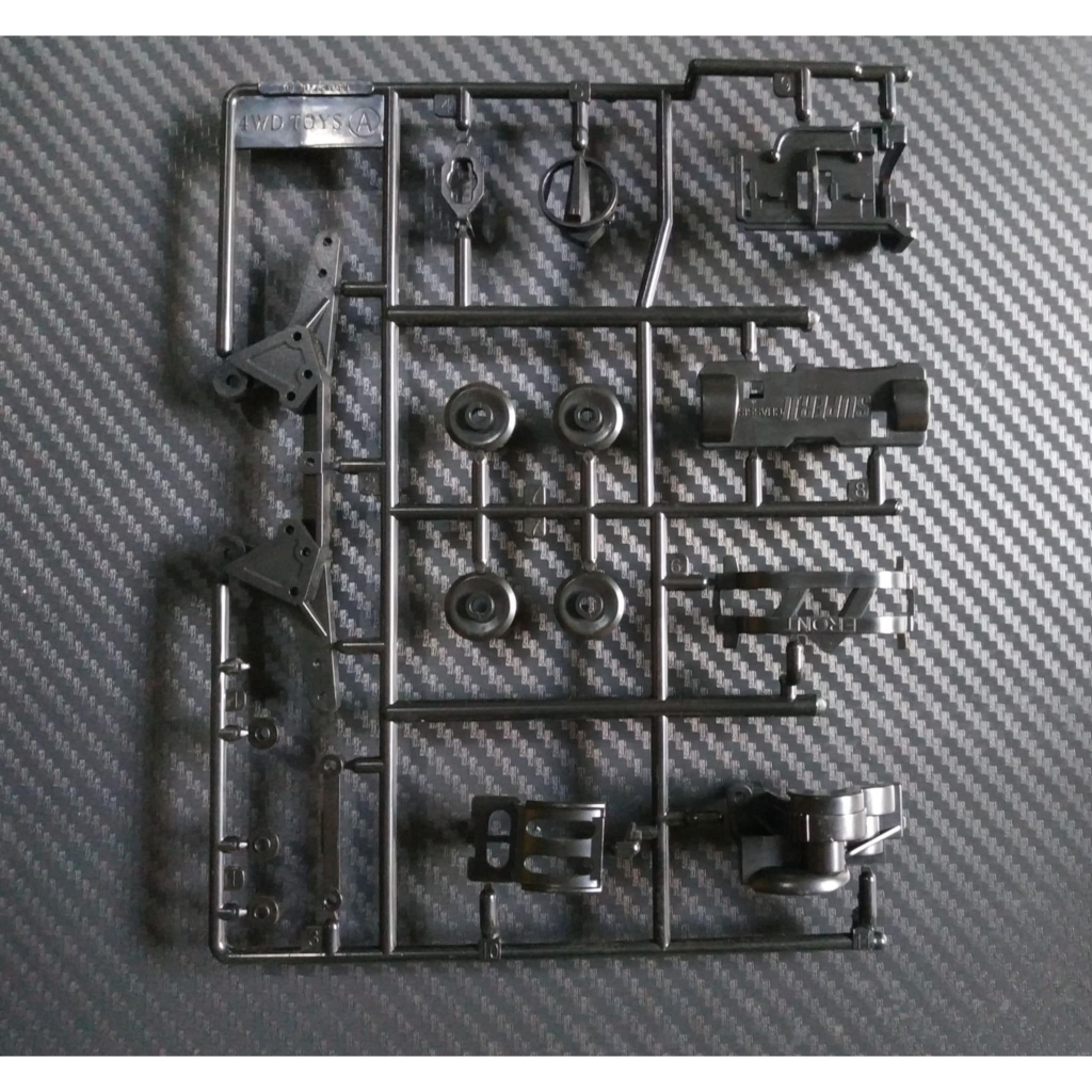 Tamiya Gearbox Chassis Super 2 Hitam - Sasis Super II Black - Rep