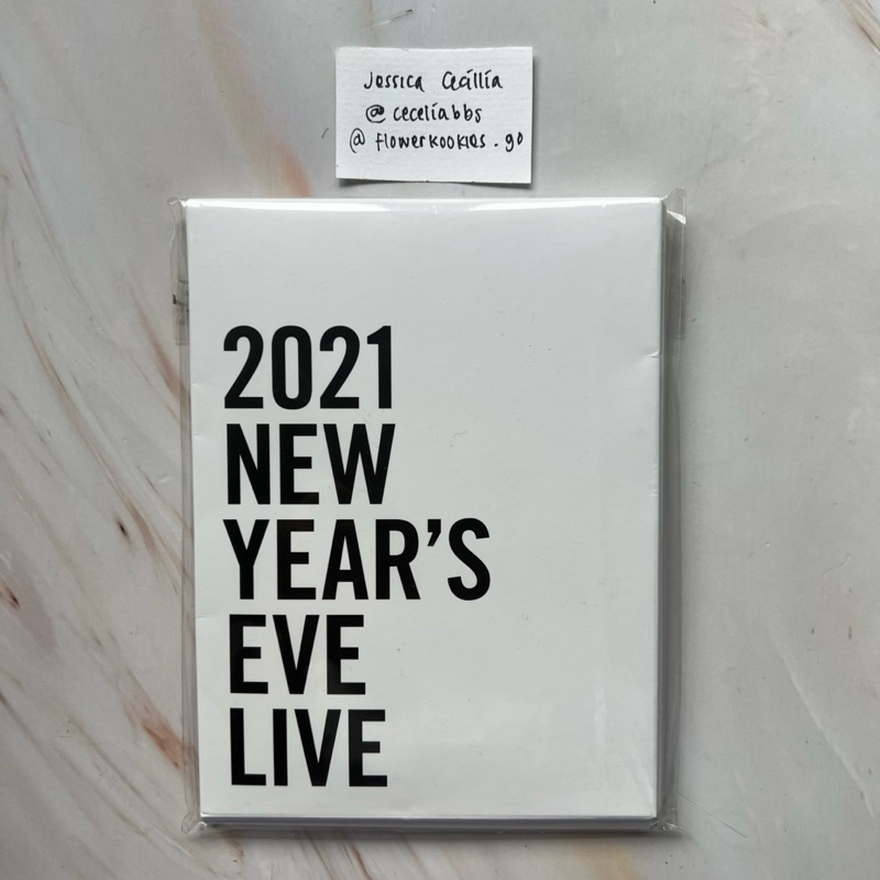 BTS 2021 NEW YEARS EVE LIVE NYEL POSTCARD SET OFFICIAL