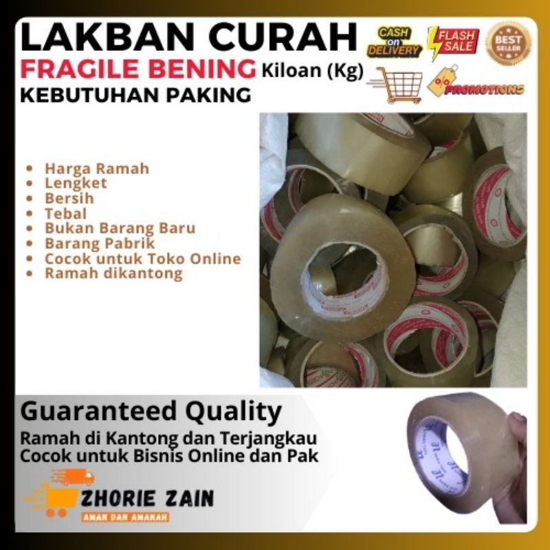 lakban kiloan / lakban curah