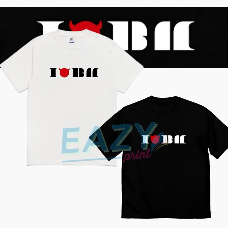 KAOS TSHIRT I LOVE BM BABYMONSTER BAEMON MONSTIEZ KPOP IDOL MERCH OUTFIT