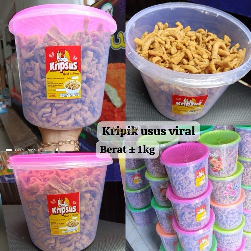 

kripik usus toples berat 1 kg