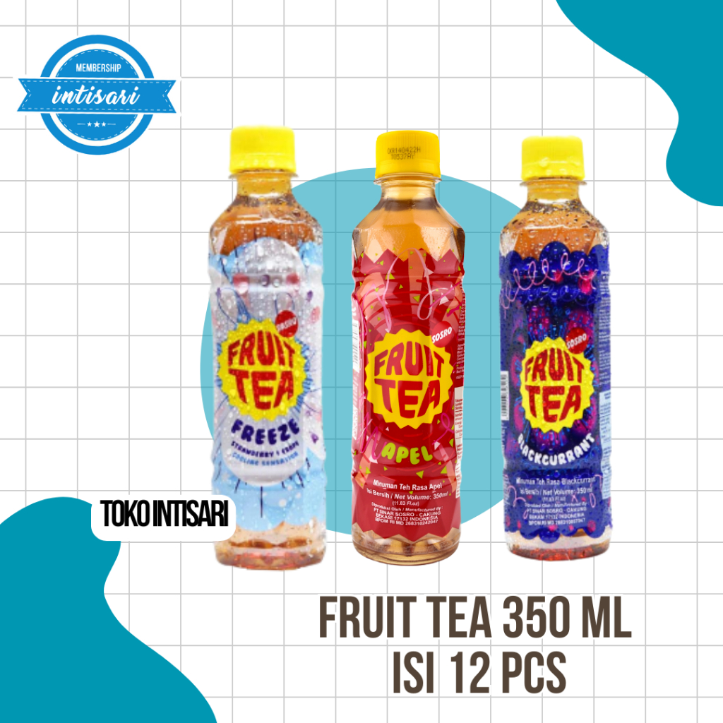 

FruitTea Botol 350ml Isi 12 Botol ( DUS )