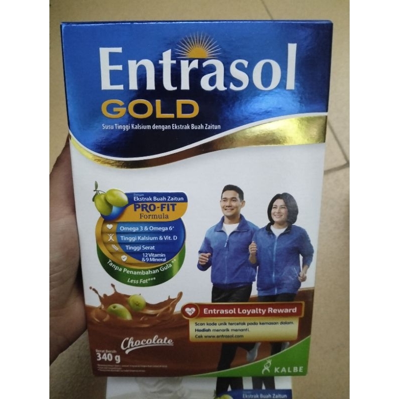 

Susu entrasol gold 340 gram varian coklat dan vanilla