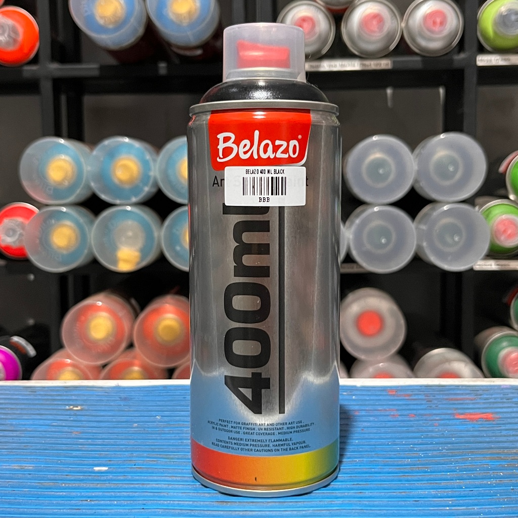 

Black - Belazo 400 ml - Spray Paint