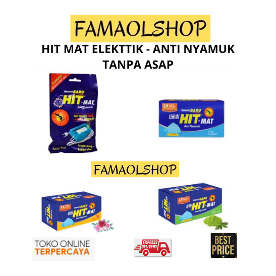 Hit Mat Elektrik Obat Nyamuk Alat & Refill  / Anti Nyamuk Listrik