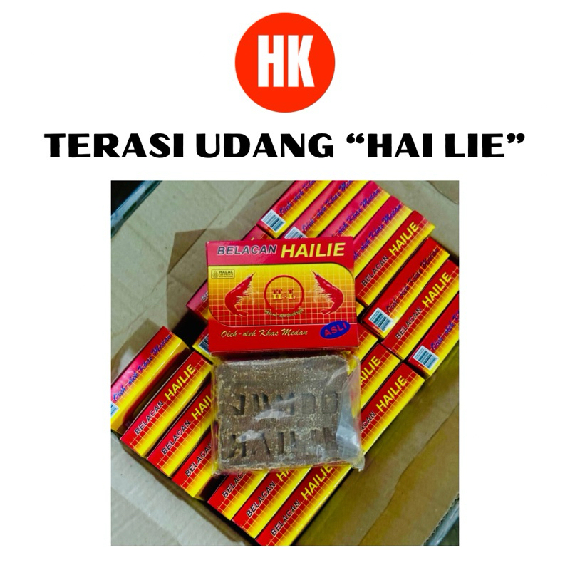 

UDANG TERASI HL HAILIE / BELACAN ~200GR. HALAL. KHAS MEDAN